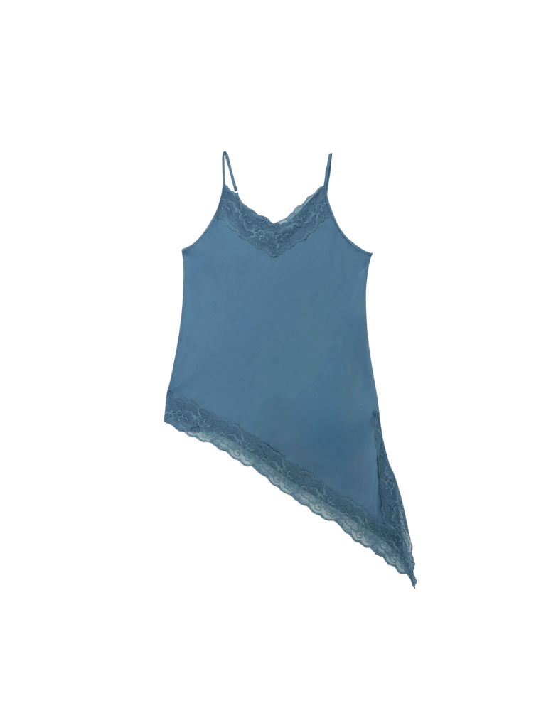 Asymmetrical camisole lace