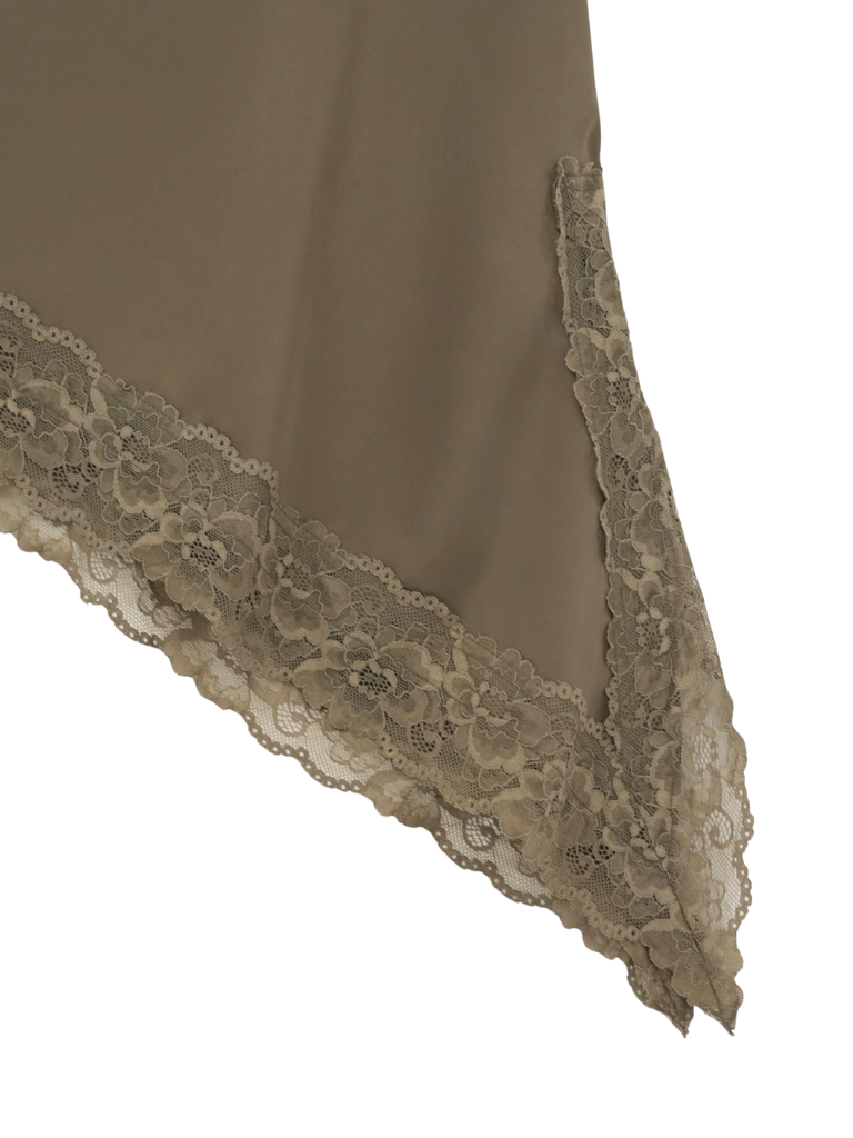 Asymmetrical camisole lace