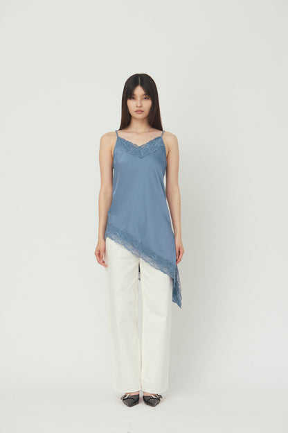 Asymmetrical camisole lace