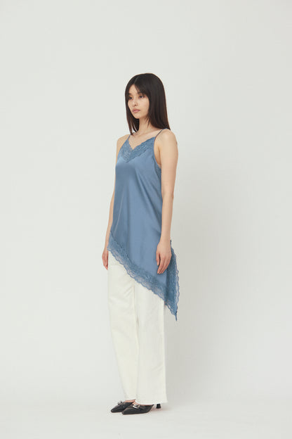 Asymmetrical camisole lace