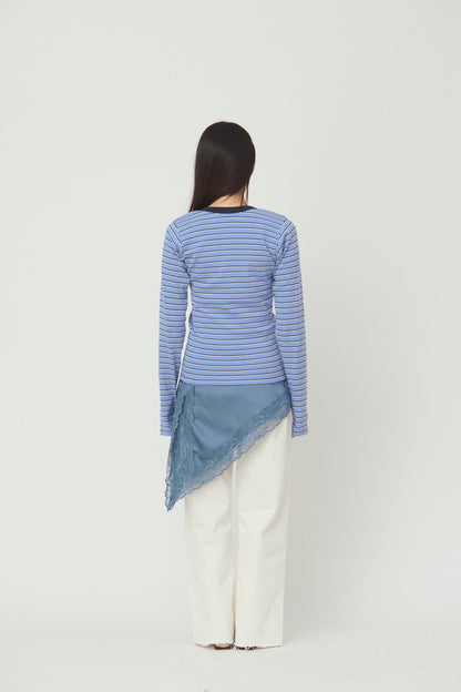 V neck L/S T