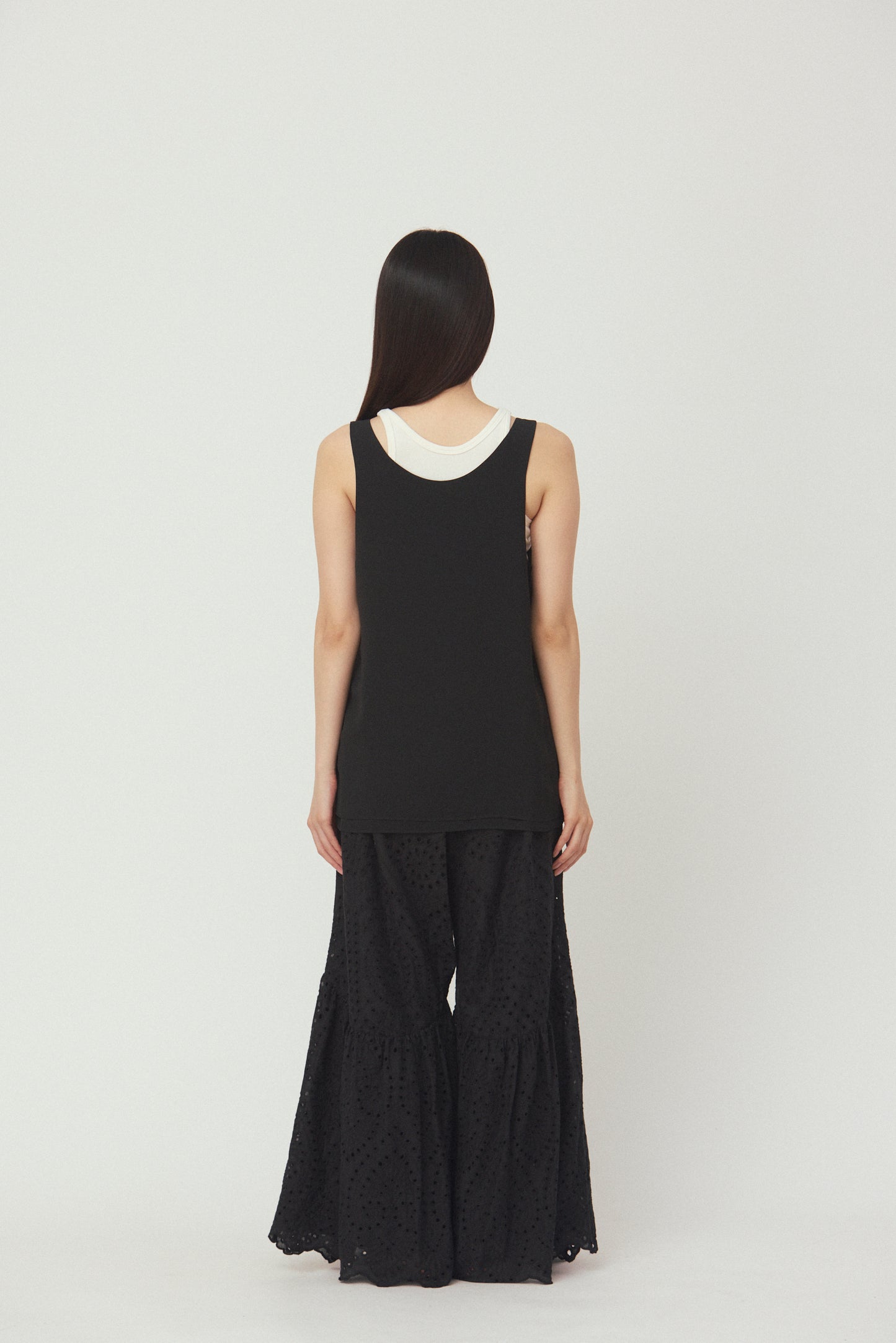GROSSY SHEER SLEEVELESS TOPG