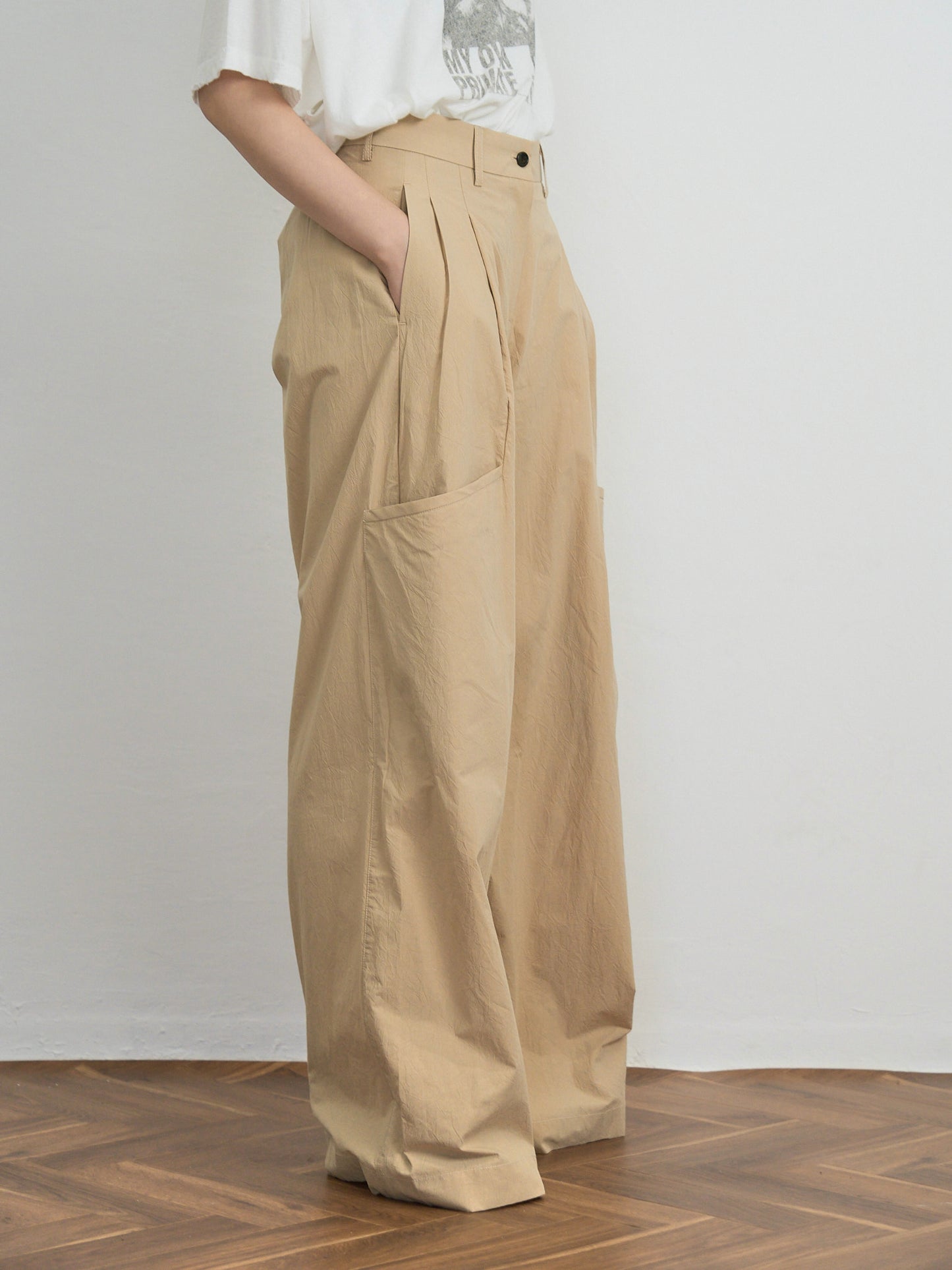 WRINKLE POCKET PANTS