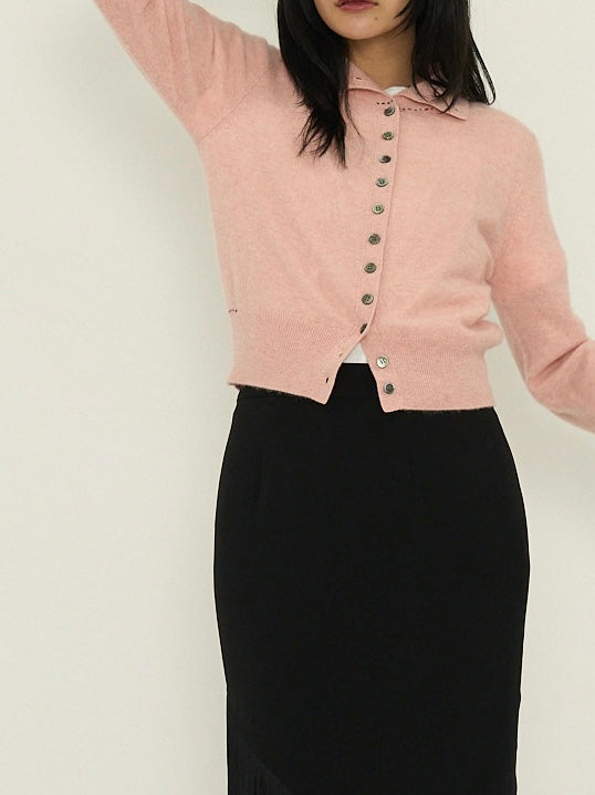 SOFT STRUCTURE CASHMERE CARDIGAN