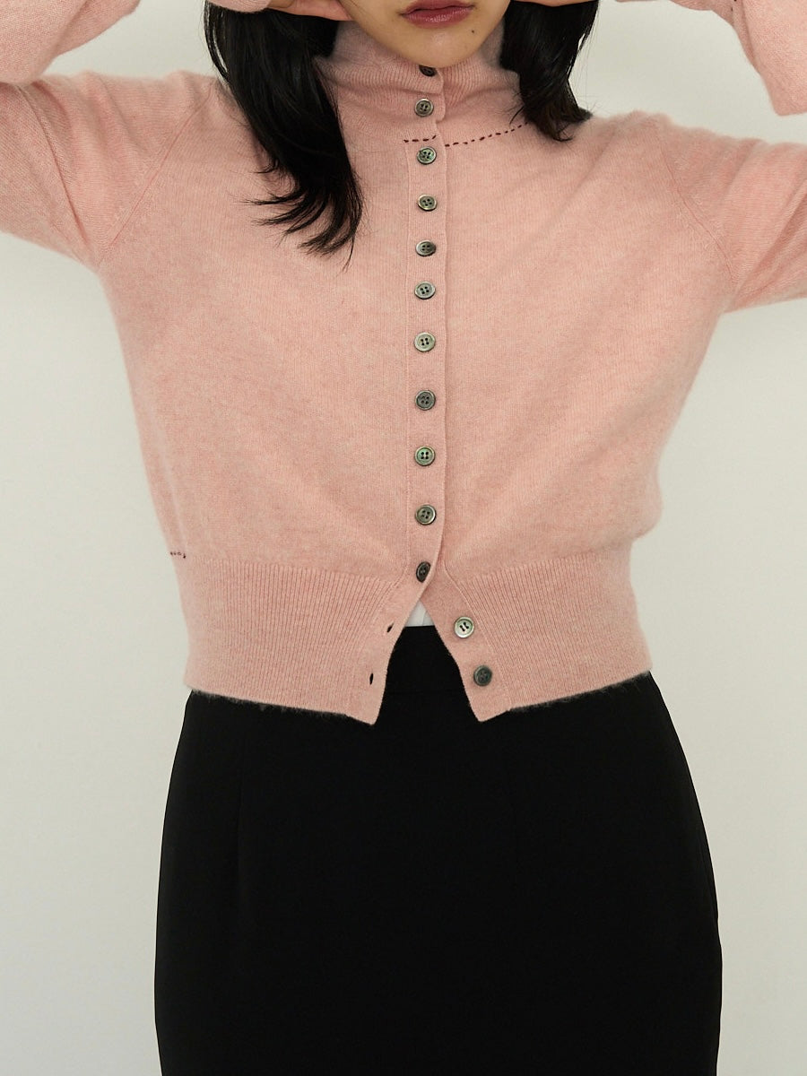 SOFT STRUCTURE CASHMERE CARDIGAN