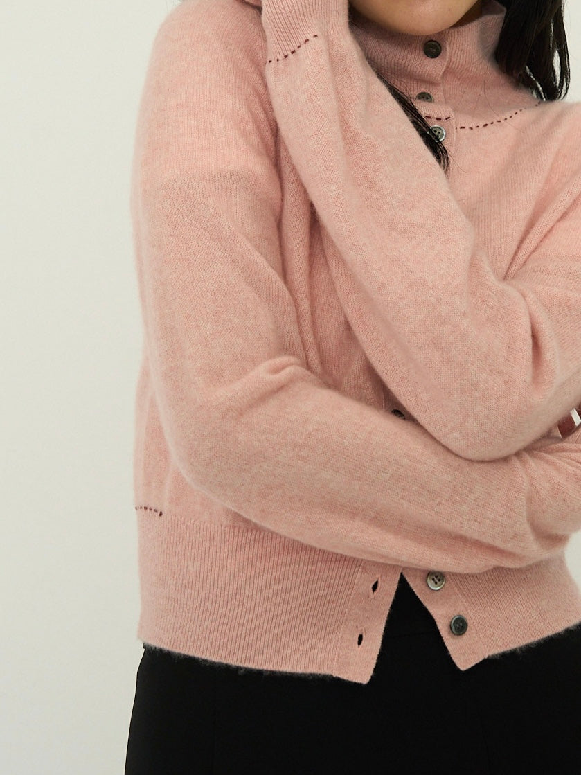 SOFT STRUCTURE CASHMERE CARDIGAN