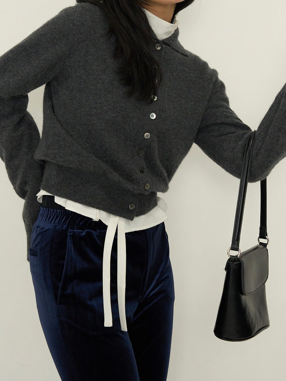 SOFT STRUCTURE CASHMERE CARDIGAN