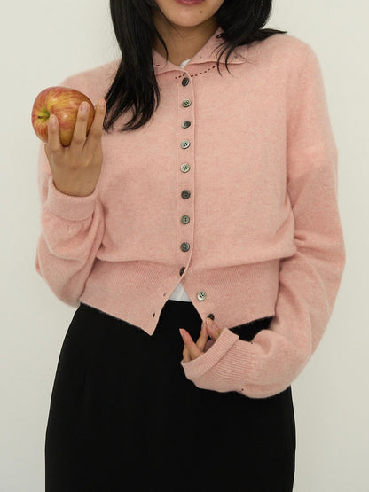 SOFT STRUCTURE CASHMERE CARDIGAN