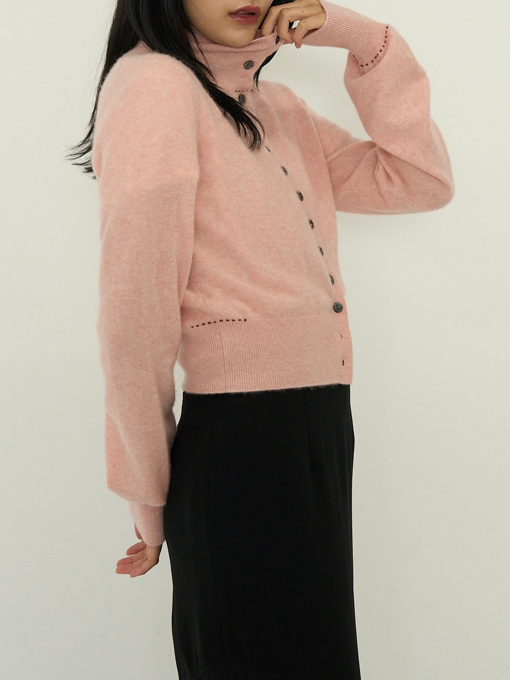 SOFT STRUCTURE CASHMERE CARDIGAN