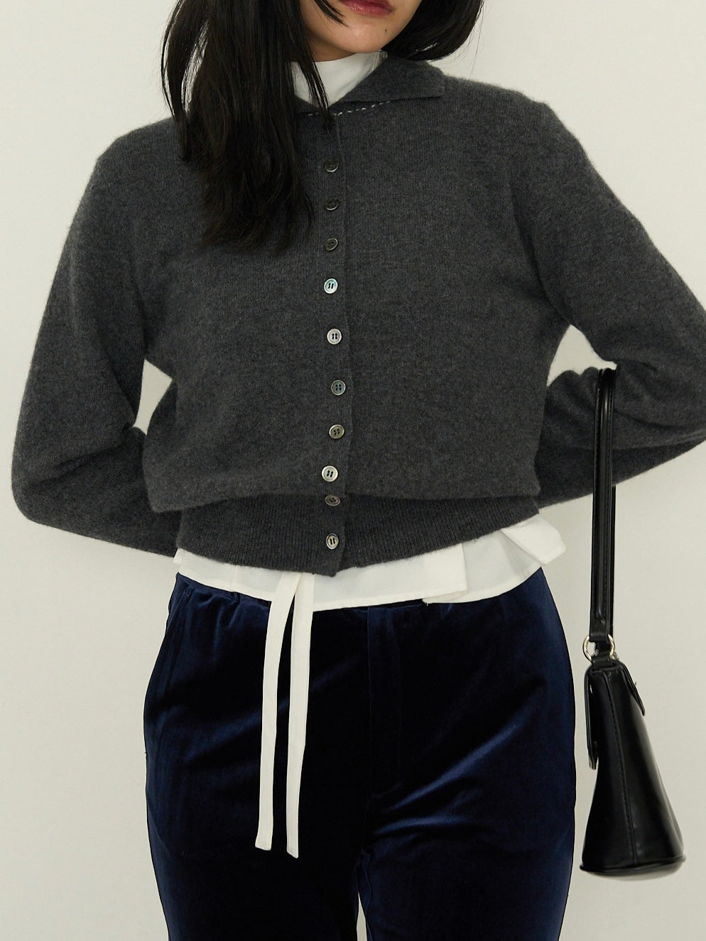SOFT STRUCTURE CASHMERE CARDIGAN