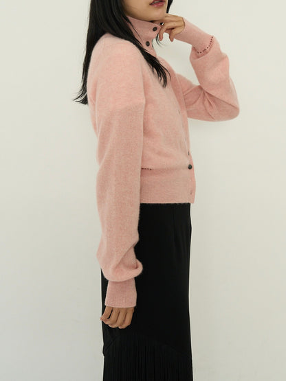 SOFT STRUCTURE CASHMERE CARDIGAN